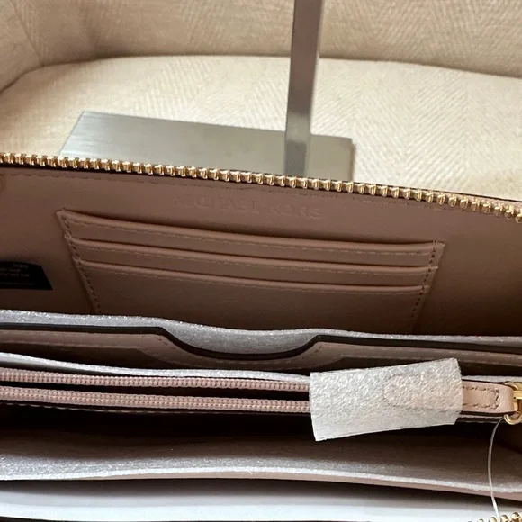 Michael Kors Pink on Pink Logo Wallet - Picture 7 of 7